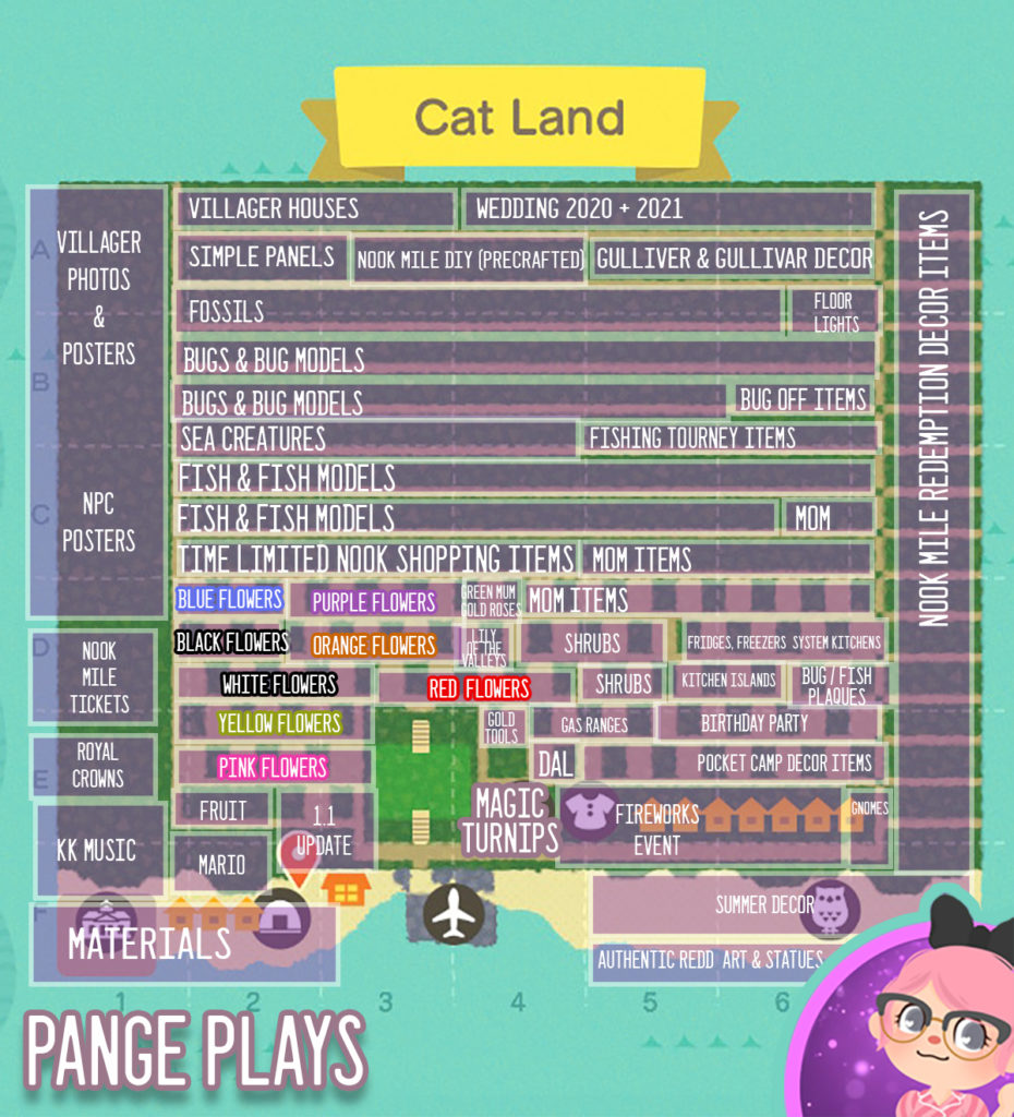 Animal Crossing Treasure Island Cat Land
