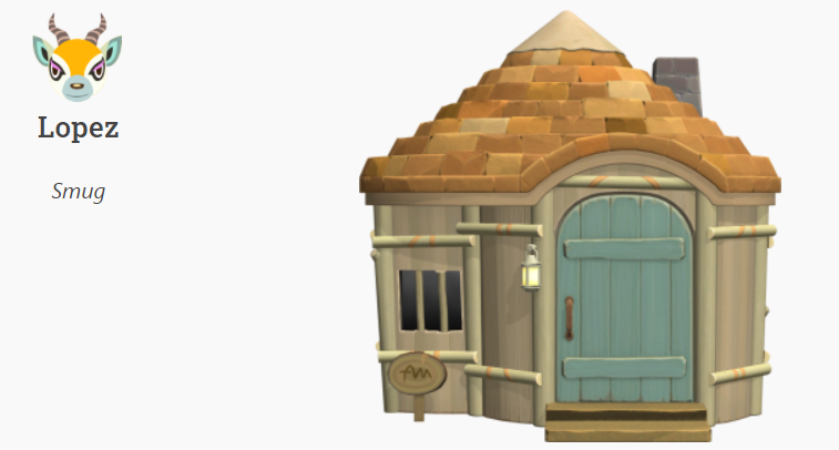 Lopez - Smug Villager Animal Crossing New Horizons