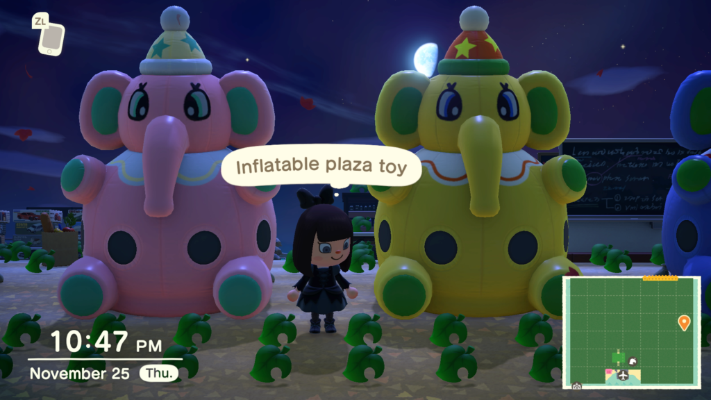 Inflatable plaza toy Animnal Crossing New Horizons Treasure Island