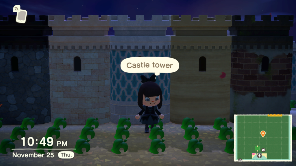 Castle tower Animnal Crossing New Horizons Treasure Island