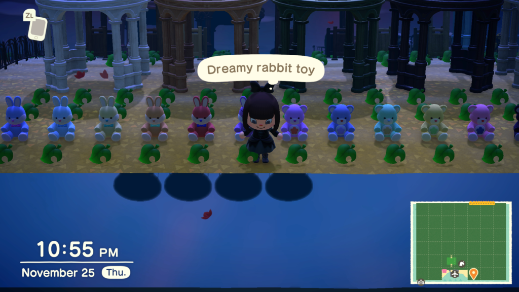 Dreamy rabbit toy Animnal Crossing New Horizons Treasure Island