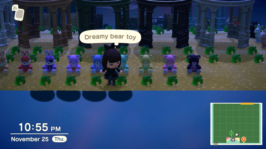 Dreamy bear toy Animnal Crossing New Horizons Treasure Island