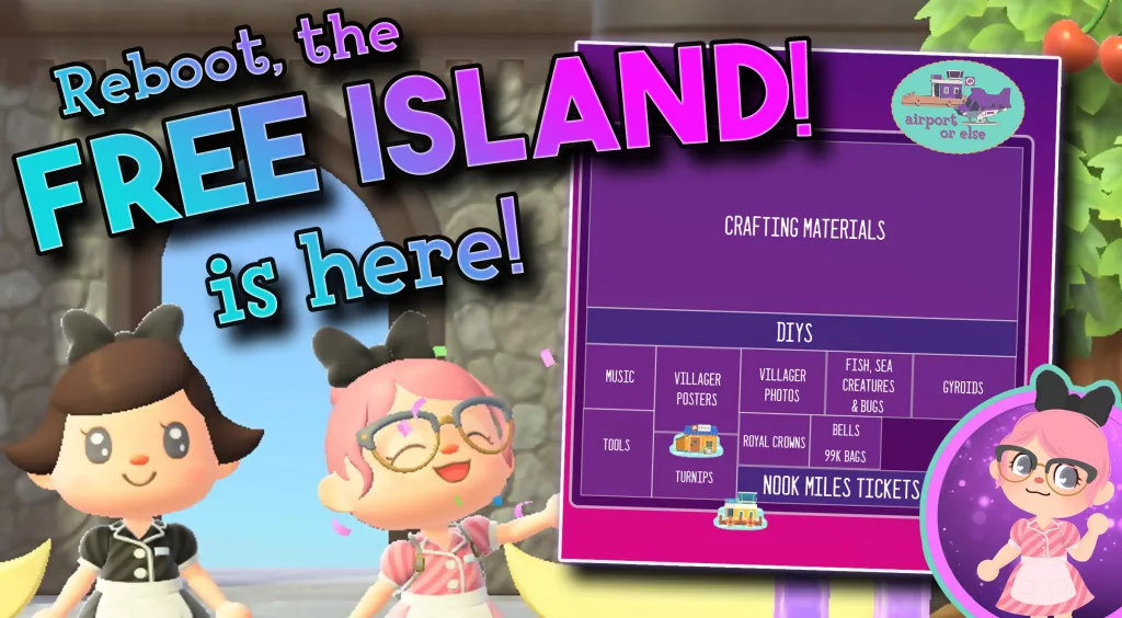 2023 New Free ACNH Treasure Island!
