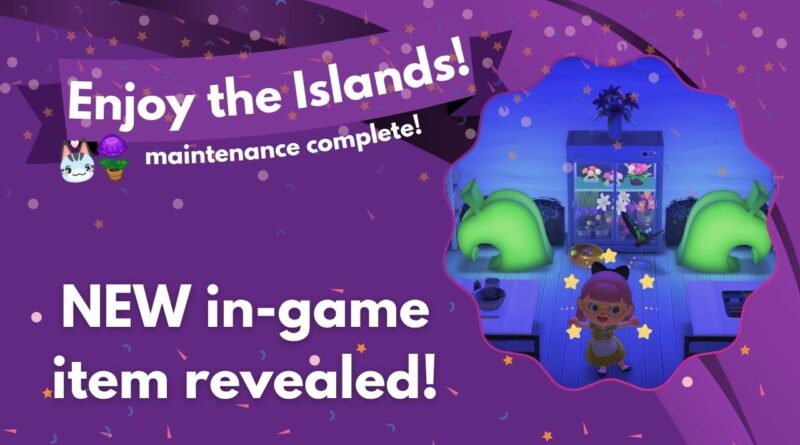 Brand New 3.0.2 Item Celebrating 25 Years of Animal Crossing!